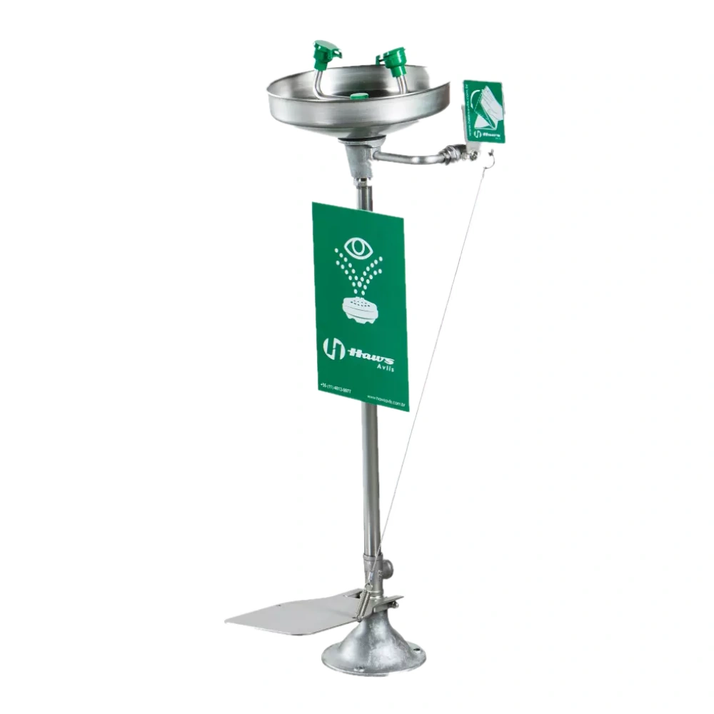 Lavaojos Para Fijación En Piso Haws Avlis Modelo L-002if